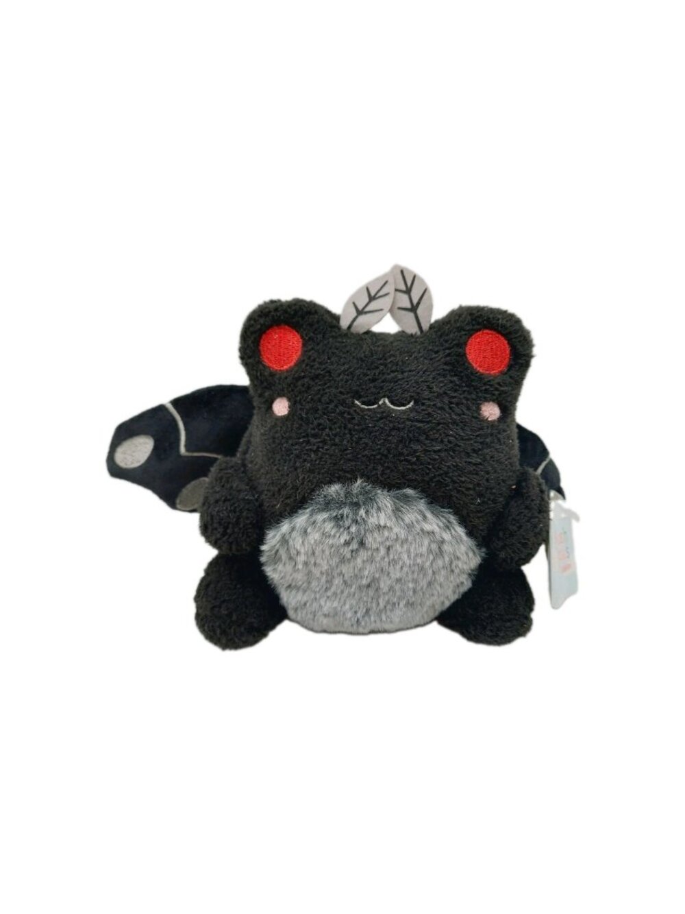 Cuddle Barn Mothman Wawa Frog Black Stuffed Plush 2023 Barn 6"